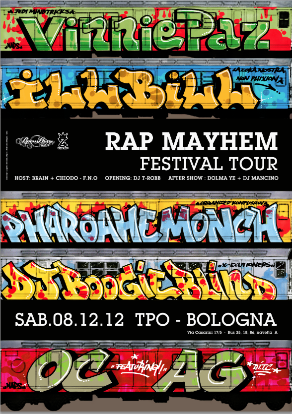 Rap Mayhem Festival – 8 Dicembre – TPO Bologna