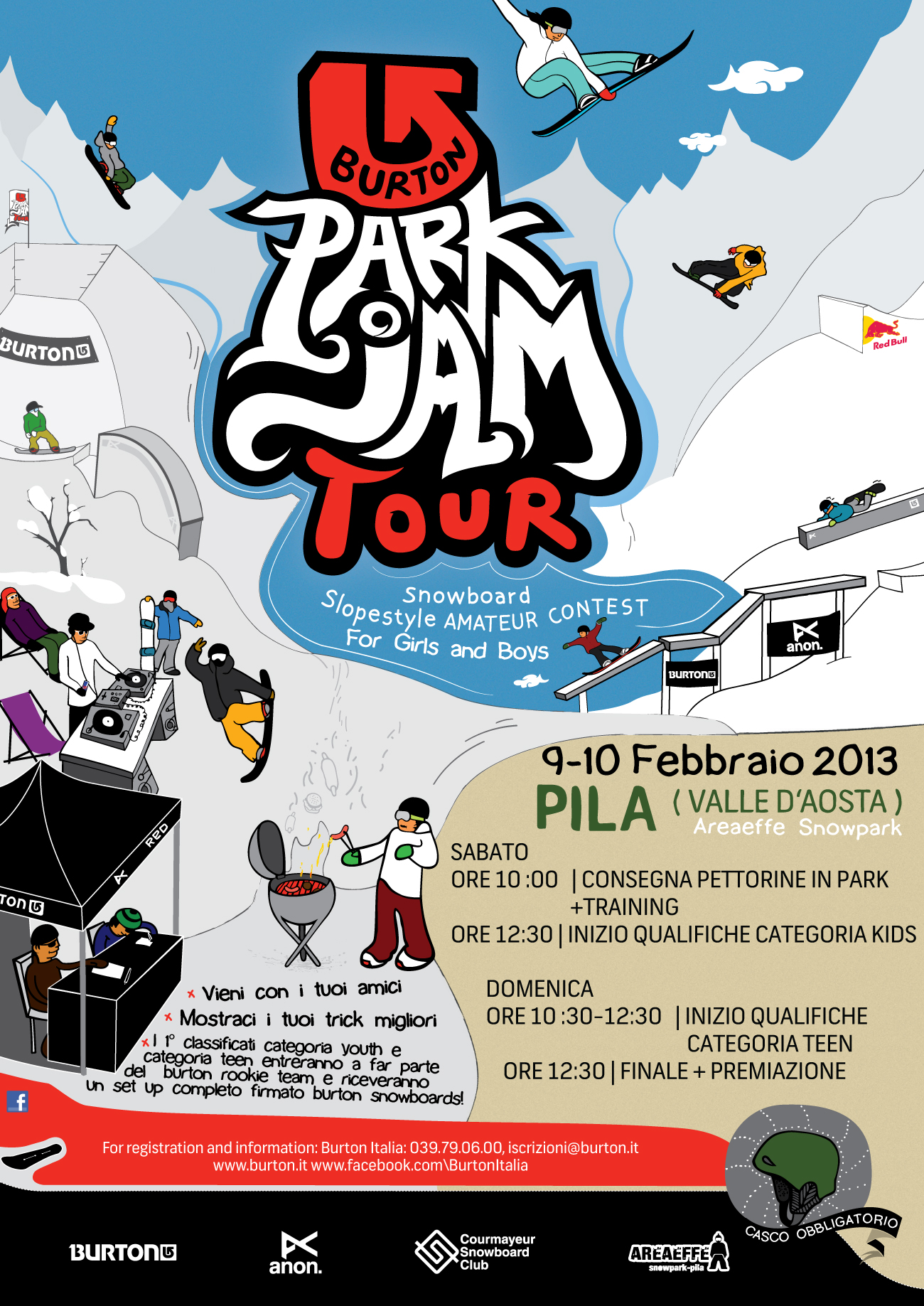 Burton Park Jam Tour @ Pila – 9 e 10 febbraio 2013