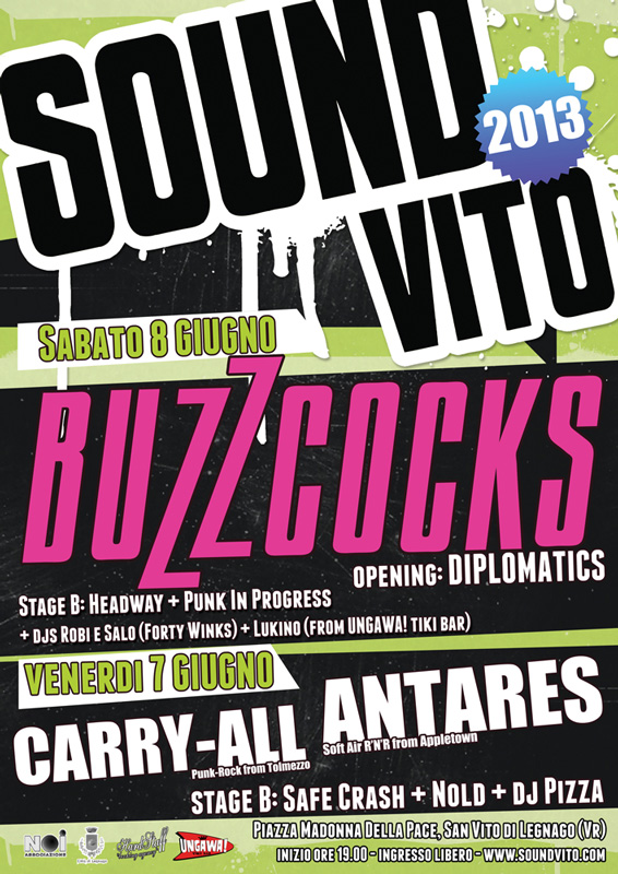 I Buzzcocks a Sound Vito 2013 – Unica data italiana