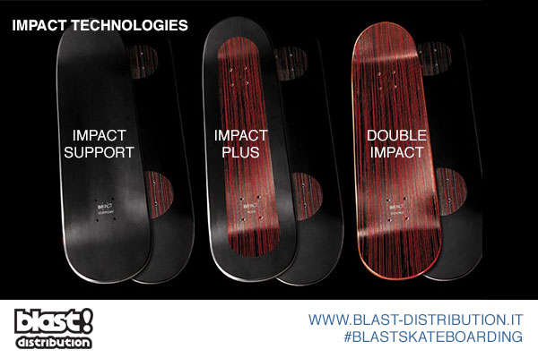 Tecnologia nella costruzione degli Skateboard? Impact, Impact Plus e Double Impact