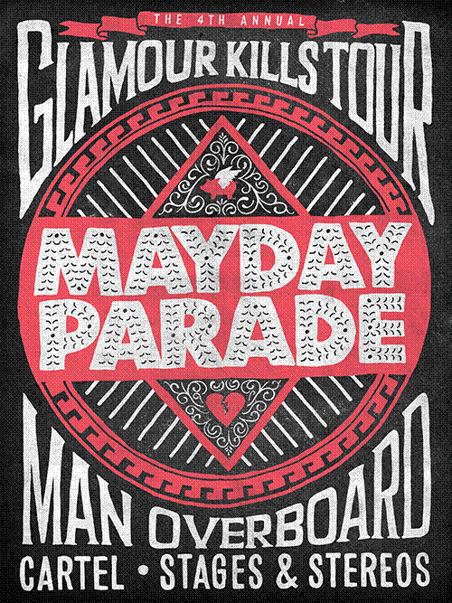 Man Overboard announced as direct support for Mayday Parade on 4th annual Glamour Kills Tour
