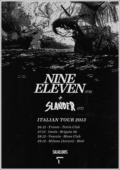 Slander + Nine Eleven italian tour!