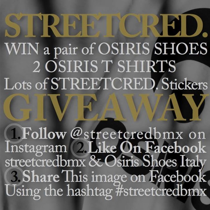 Giveaway Streecred. / Osiris
