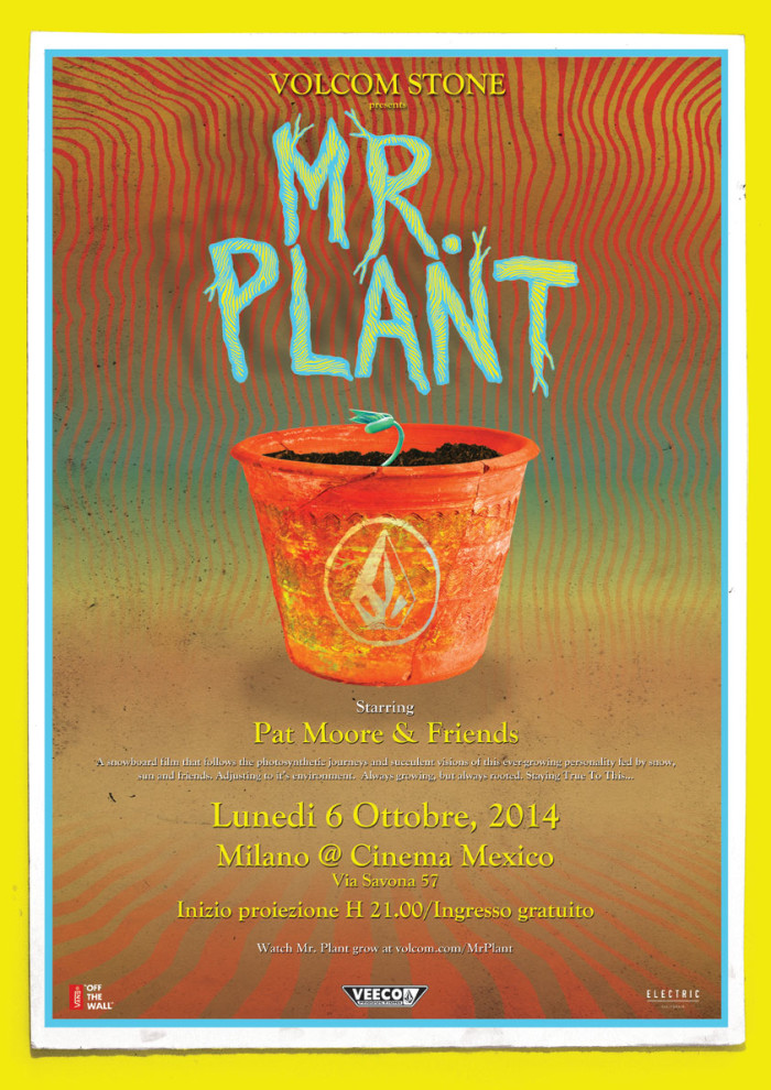 Volcom e Veeco sono fiere di presentarvi la loro ultima produzione, ‘Mr. Plant’, un film di snowboard con Pat Moore & friends.