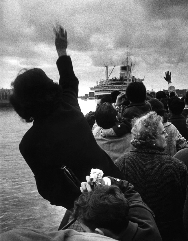 Stefano Robino Alla partenza della Cristoforo Colombo 1957