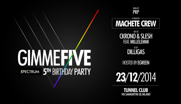 Spectrum – Gimme Five – Birthday Party
