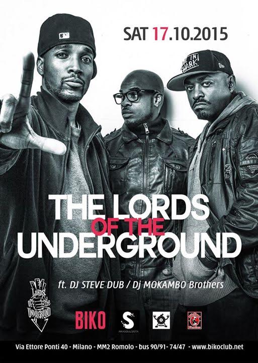 Lords Of The Underground: i rapper simbolo della “golden era” sabato al Biko (MI)