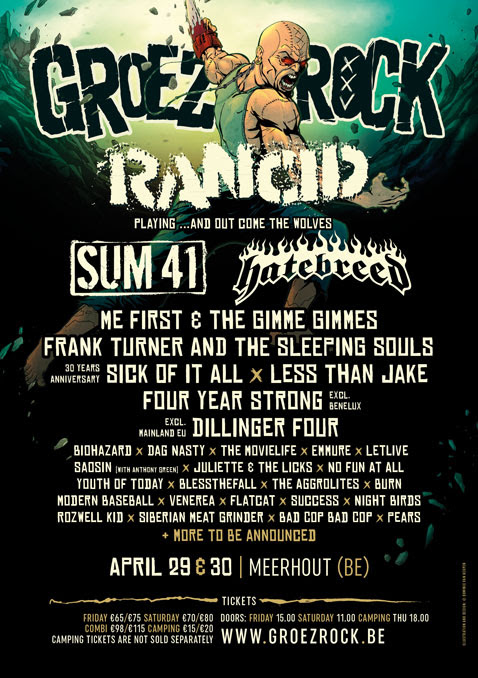 Groezrock 2016: Sum 41, Hatebreed, Frank Turner, Me First & The Gimme Gimmes and many many more…