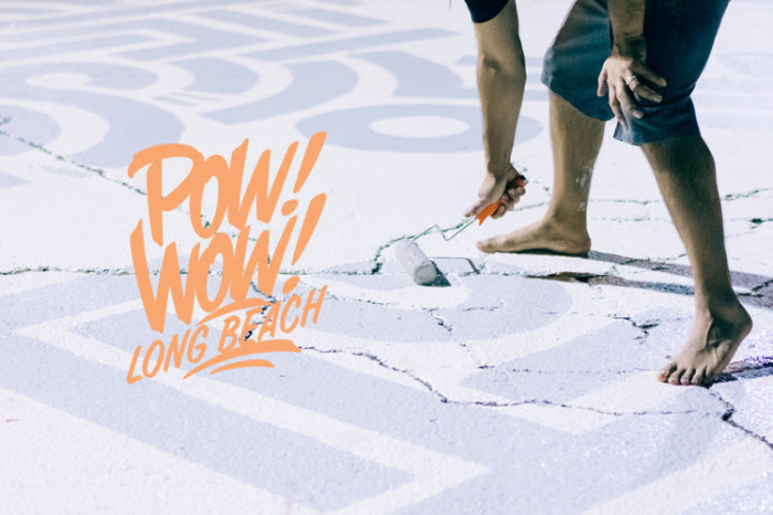 123Klan will paint this week a mural at PowWow Long Beach