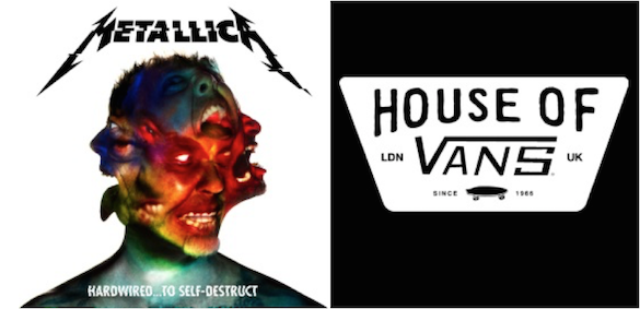 House of Vans London presenta Metallica: ‘Hardwired’ // Live Streaming
