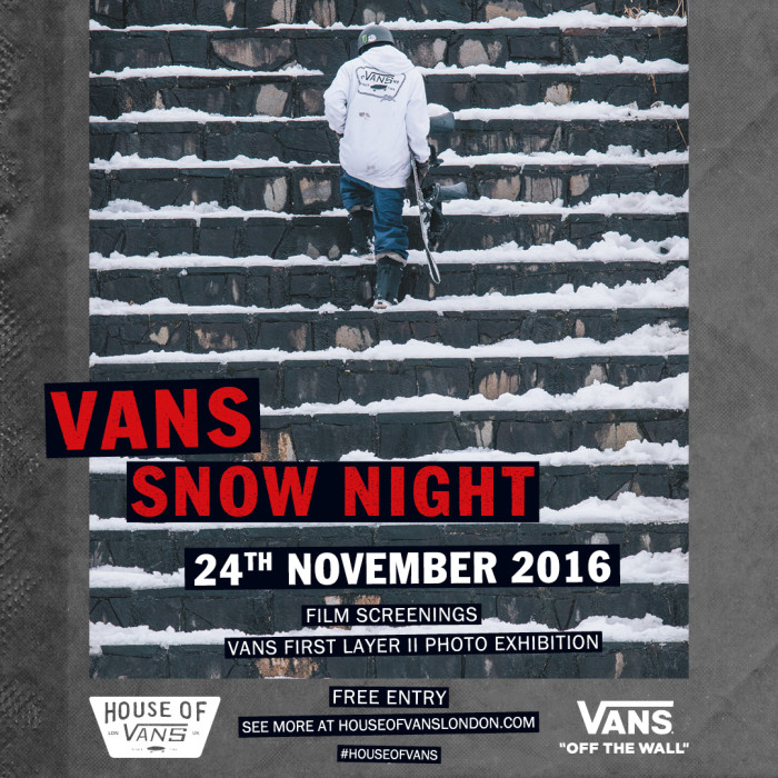 Vans presents Snow Night at House of Vans London