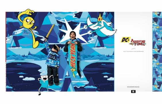DC Snowboarding x Adventure Time