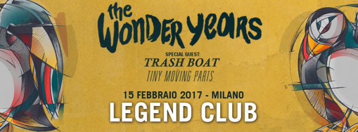 I Trash Boat come Main Guest della data italiana dei The Wonder Years