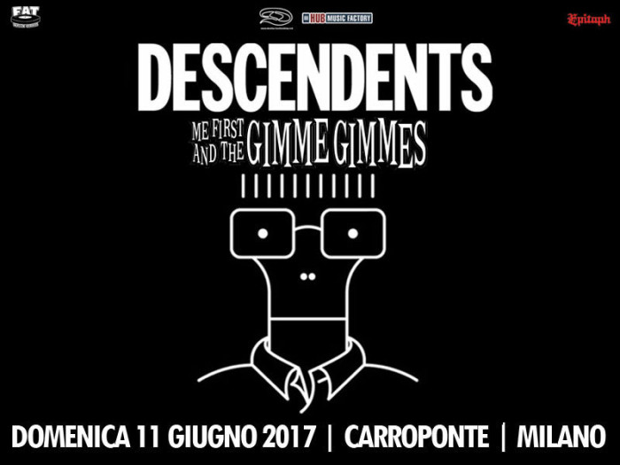 Unica data italiana Descendents: i Me First And The Gimme Gimmes come super special guest!