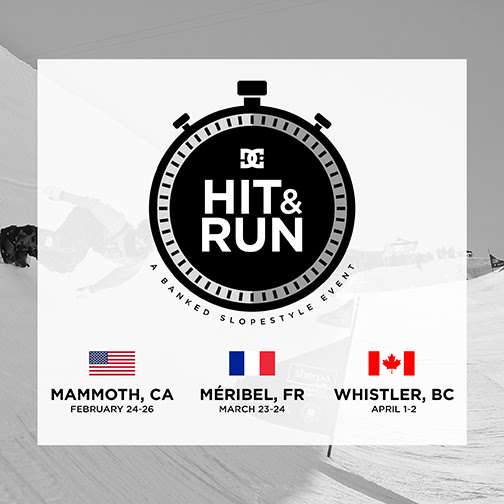 DC Snowboarding announces second annual Hit & Run Series