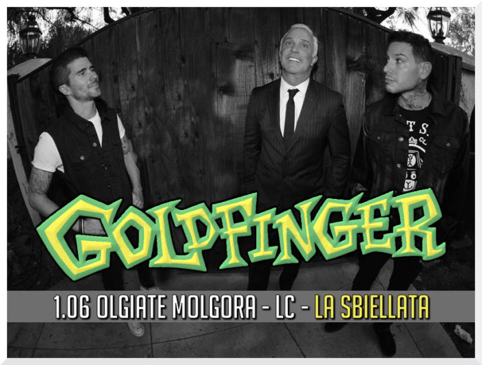 Goldfinger: a giugno una data in Italia!