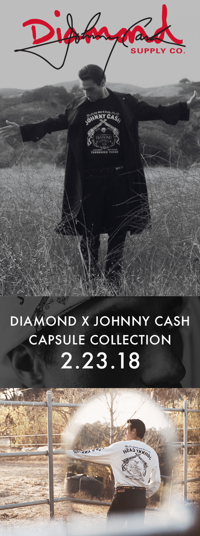 This Friday: Diamond x Johnny Cash Capsule Collection