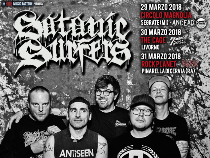 Satanic Surfers: settimana prossima in Italia per ben tre date!