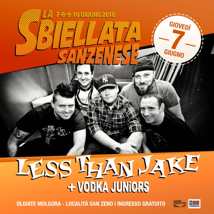 Less Than Jake: in Italia al Punk In Drublic e a La Sbiellata