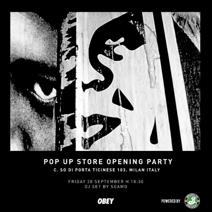 Obey Pop Up Store opening party