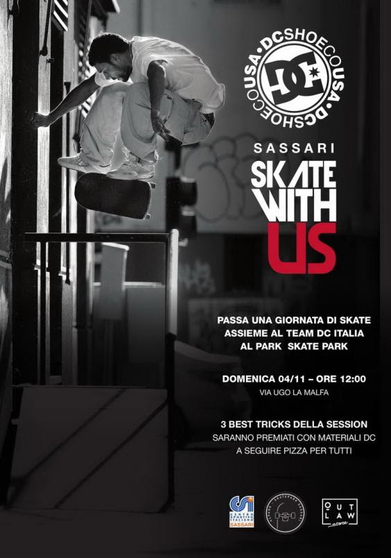 Il DC Skate With Us arriva a Sassari