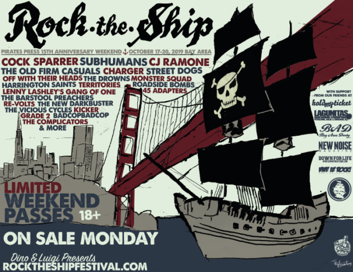 ANNOUNCING ROCK THE SHIP FESTIVAL: OCT. 17 – 20TH!