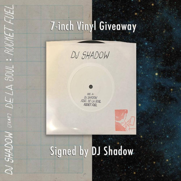 DJ Shadow ‘Rocket Fuel’ feat. De La Soul 7″ giveaway