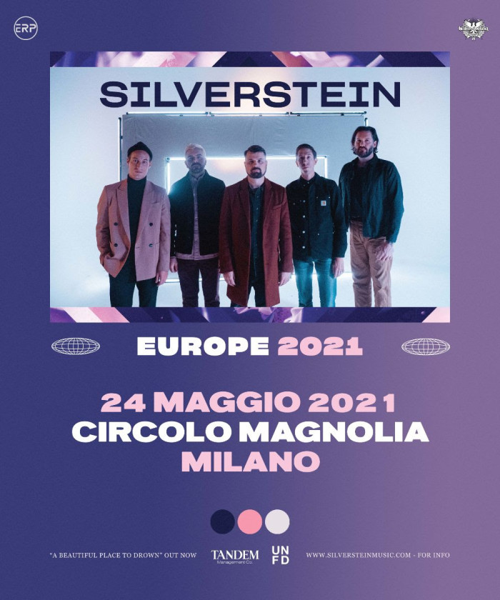 Silverstein: gran ritorno a Milano!
