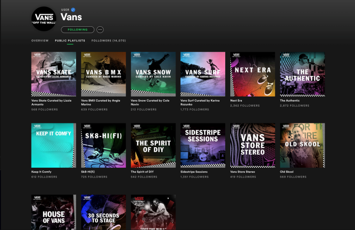 Vans collabora con Spotify lanciando “Off The Wall” Wednesday
