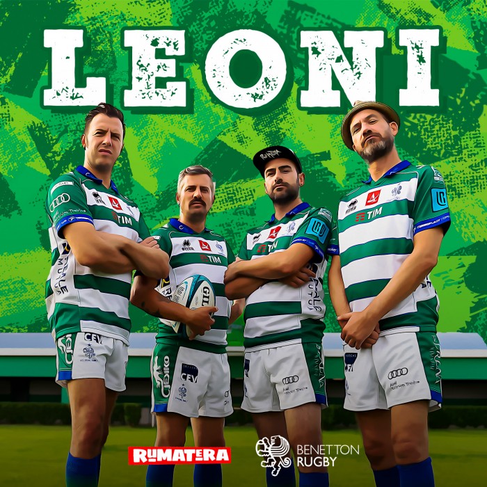 Rumatera portabandiera della musica made in Veneto scrivono il nuovo inno del Benetton Rugby, ‘Leoni’