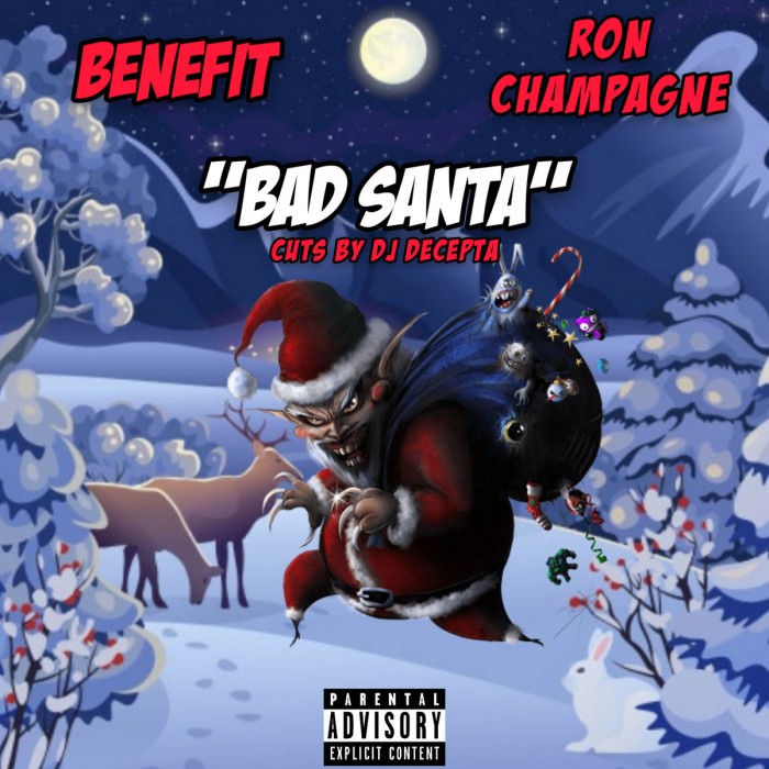 [Single] Benefit – ‘Bad Santa’ prod. by Ron Champagne (cuts by DJ Decepta)
