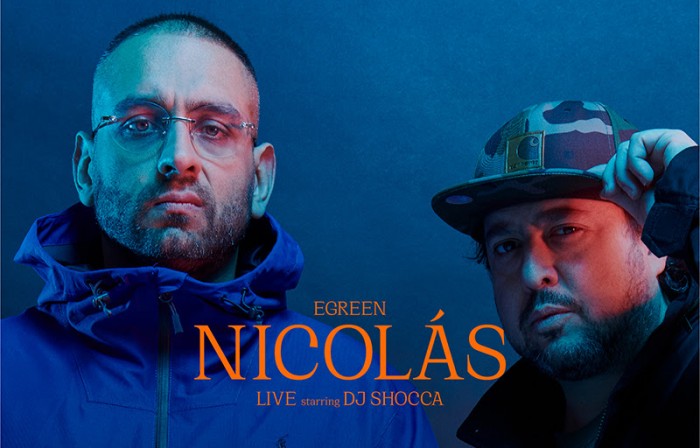 Egreen & DJ Shocca presentano “Nicolas Live”