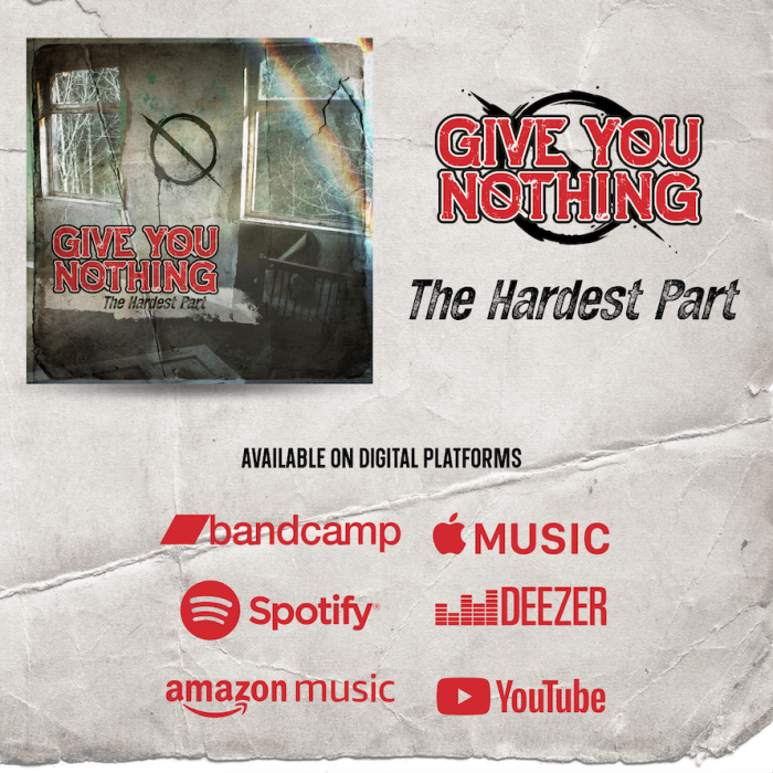Santa Cruz, CA melodic punk Give You Nothing release ‘The Hardest Part’