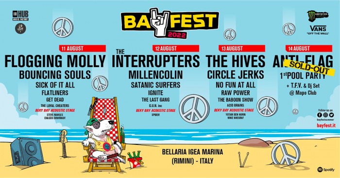 Road to Bayfest // Sick Of It All nella line-up del Day 1