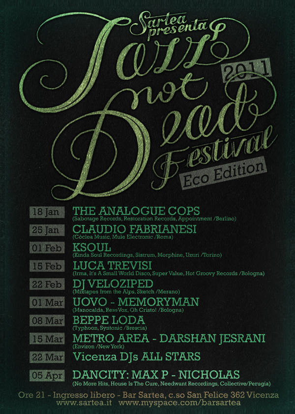 JAZZ NOT DEAD Festival #7 ‘ECO EDITION’ 2011
