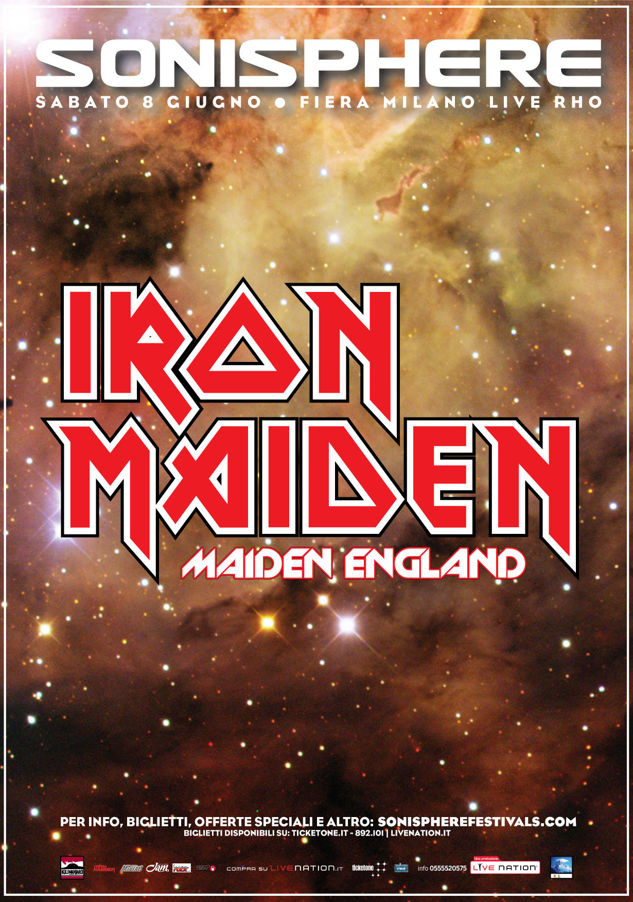 Iron Maiden: Maiden England sbarca in Italia!