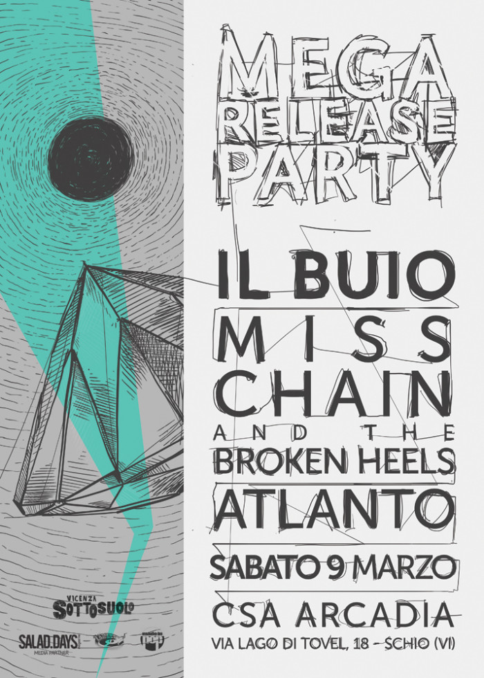 Miss Chain & The Broken Heels release party con il Buio e Atlanto