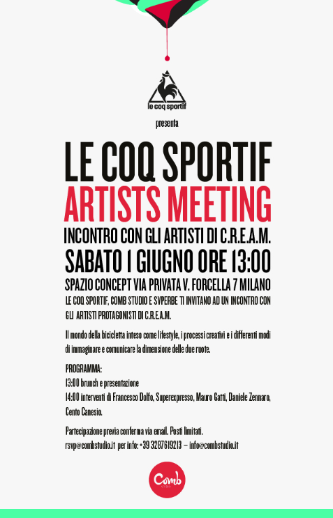 Le Coq Sportif Artists Meeting