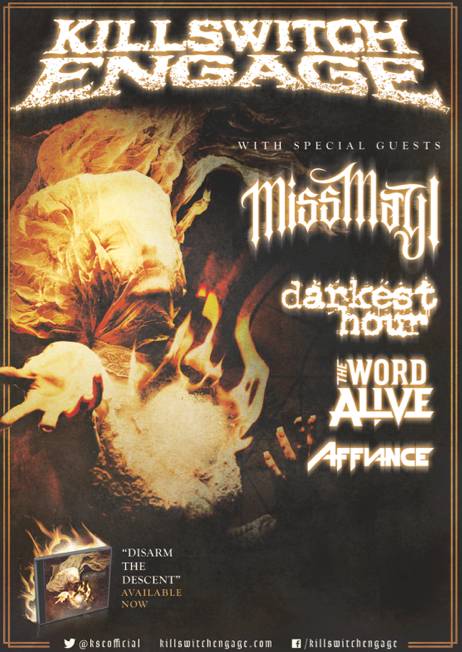 Miss May I direct support on upcoming Killswitch Engage Tour (May 30-July 8)