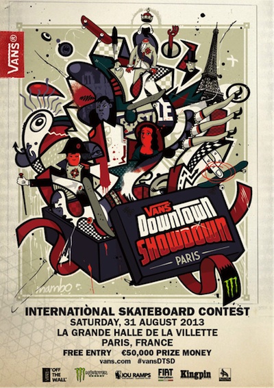 Vans Downtown Showdown 2013 – sabato 31 agosto 2013, Parigi