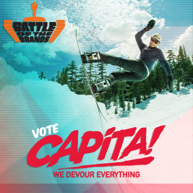 Vota CAPiTA per la Battle of the Brands 2013