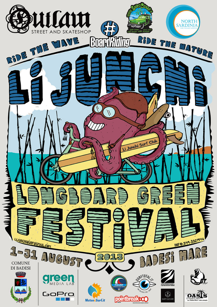 Li Junchi Longboard Green Festival: surf, skate, breaking, writing, music and more!!!
