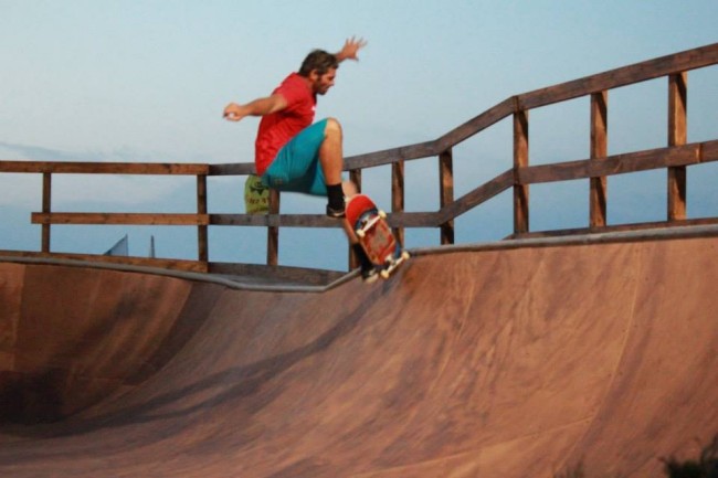 Skater in azione