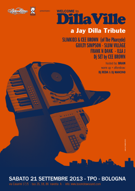 Welcome 2 DillaVille  a Jay Dilla Tribute  21/09/13 @ TPO (Bologna)