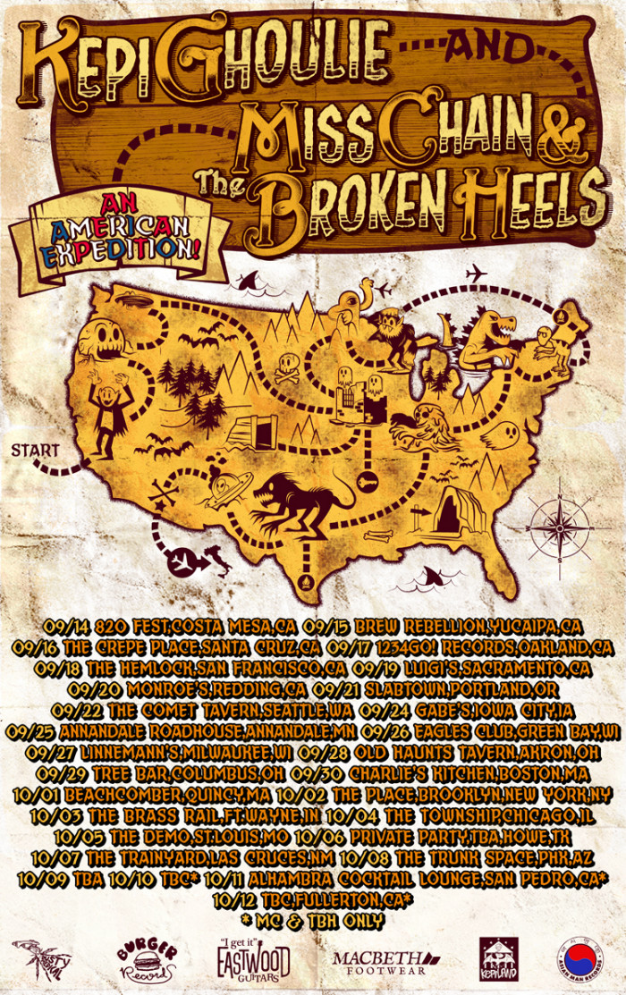 Miss Chain and the Broken Heels: an American expedition with Kepi Ghoulie