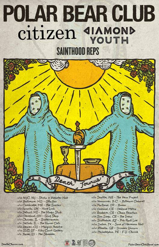 Polar Bear Club announce headline Tour with support from Citizen, Diamond Youth and Sainthood Reps