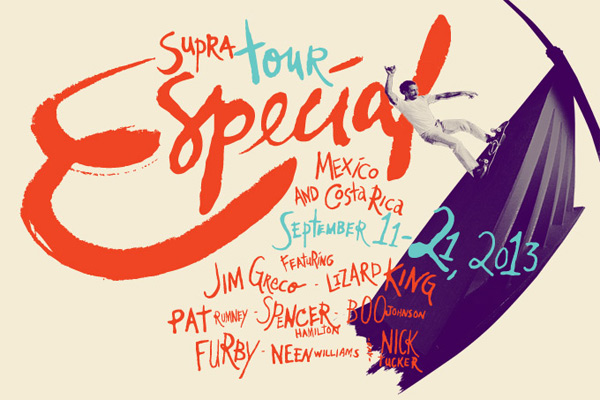 Supra announces “Tour Especial 2013”