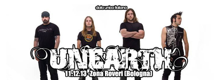 Unearth: a dicembre a Bologna!!