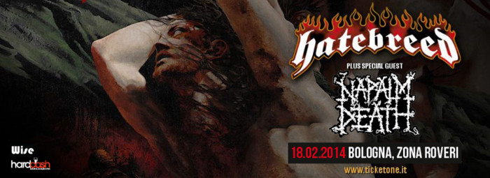 Hatebreed + Napalm Death: a Bologna!!