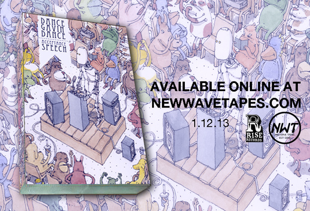Dance Gavin Dance (Rise Records) release ‘Acceptance Speech’ on tape through Toronto cassette label New Wave Tapes
